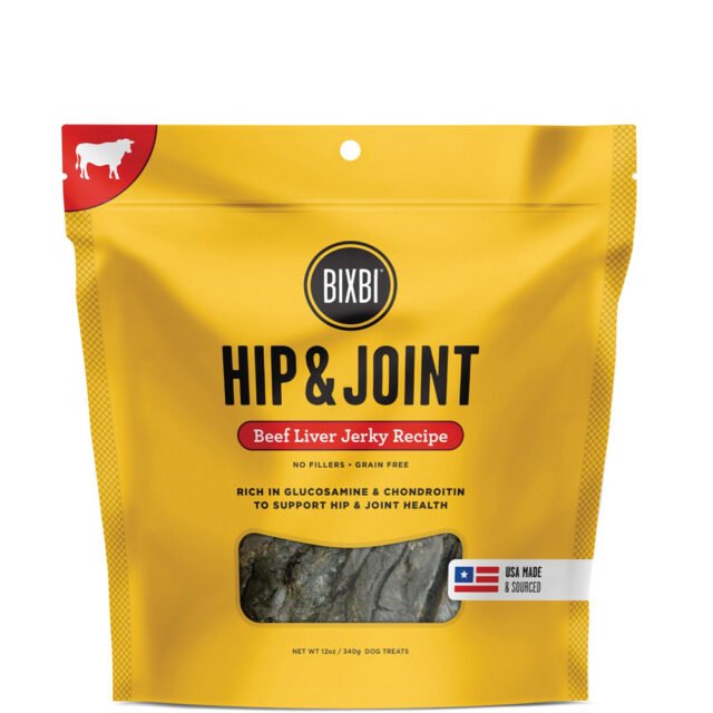 BIXBI Hip & Joint Beef Liver Jerky Recipe Dog Treats